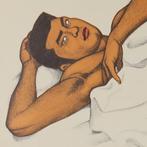 (No Reserve Price) Sensual Repose: A Lithograph from Mishima