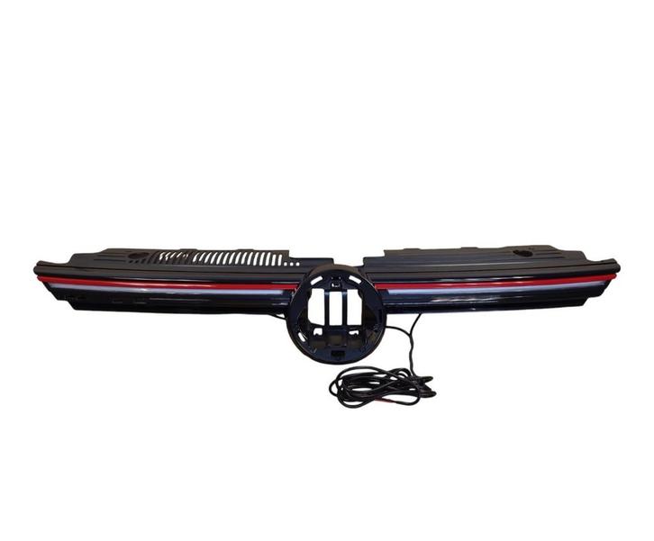 Grill GTI Met LED En Rode Streep Geschikt Voor Golf 8 2020+, Auto-onderdelen, Verlichting, Nieuw, Volkswagen, Ophalen of Verzenden