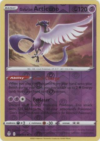 galarian articuno 063/203 reverse holo evolving skies, Hobby en Vrije tijd, Verzamelkaartspellen | Pokémon, Losse kaart, Nieuw