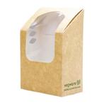 Composteerbaar tortilla dozen met PLA venster | 500 stuks |, Verzenden, Nieuw in verpakking
