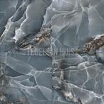 Vloertegel / wandtegel onix marmer blauw gepolijst 120x120, Doe-het-zelf en Verbouw, Tegels, Keramiek, Nieuw, Ophalen of Verzenden