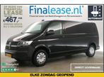 Volkswagen Transporter 2.0 TDI L2H1 150PK AUT PDC €467pm, Auto's, Automaat, Volkswagen, Zwart, Diesel