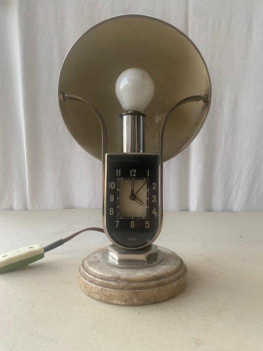 Tafelklok Bauhaus Chroom - 1910-1920 - Lampa Ora, Antiek en Kunst, Kunst | Designobjecten