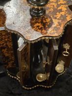 Sigarendoos - Mahonie, Wortelnotenhout - Walnoot-mahonie, Antiek en Kunst, Curiosa en Brocante