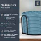 2dekans | Castagnola Siliconen Onderzetters – Onderzetters, Huis en Inrichting, Woonaccessoires | Onderzetters, Ophalen of Verzenden