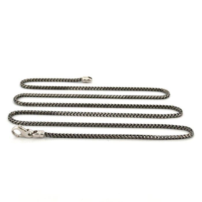 Vieri - Halsketting - 5.9 g - 18 karaat Witgoud, Zwarte Oro, Sieraden, Tassen en Uiterlijk, Kettingen