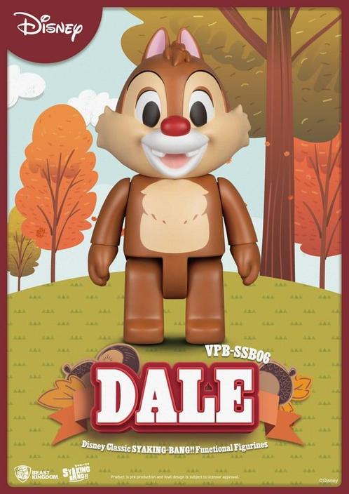 Disney Classics Chip n Dale Syaking Bang PVC Figure Dale 3, Verzamelen, Disney, Nieuw, Ophalen of Verzenden