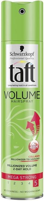 SCHWARZKOPF TAFT VOLUME HAIRSPRAY MEGA STRONG HAARLAK SPUI.., Verzenden, Nieuw