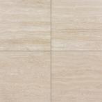 Vloertegel / wandtegel travertine creme 59.7x59.7, Doe-het-zelf en Verbouw, Tegels, Ophalen, Keramiek, Nieuw, 10 m² of meer