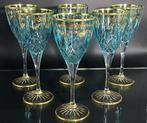 Artemisia - Wijnglas - Kristal, oro 24kt - Set van zes, Antiek en Kunst