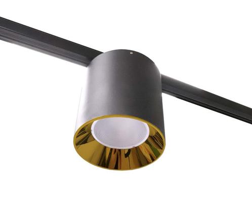 LED Railverlichting Easy Down Zwart/Goud 3500K, Zakelijke goederen, Kantoor en Winkelinrichting | Winkel en Inventaris