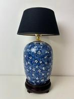 Tafellamp - Chinese chinoiserie lamp - Hout, porselein