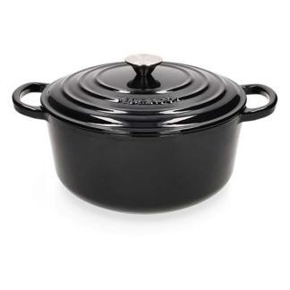 Braadpan | Tomado | Ø 28 x 11 cm (6 liter, Gietijzer, Zwart), Tuin en Terras, Barbecue-accessoires, Nieuw, Verzenden