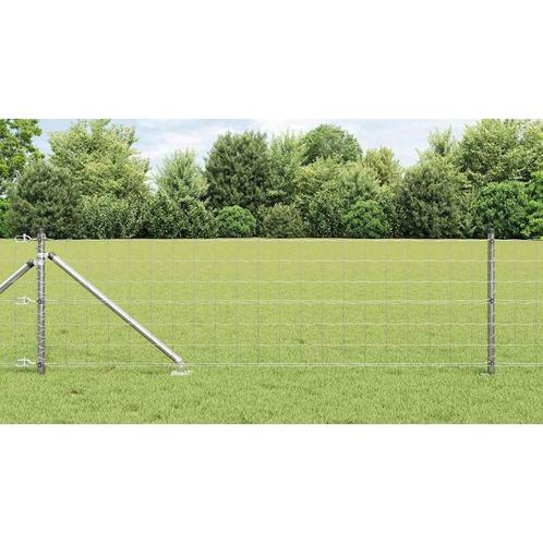 vidaXL Euro Fence met 13 spijkerpalen 0,4 x 25 m van, Tuin en Terras, Schuttingen, Nieuw, IJzer, Verzenden