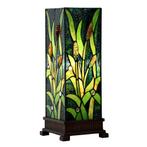 Tiffany Tafellamp 18x18x45 cm Groen Glas Tiffany Bureaulamp, Huis en Inrichting, Nieuw, Ophalen of Verzenden, Glas, Tiffany