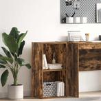 vidaXL Boekenkast 40x30x77 cm bewerkt hout gerookt, Huis en Inrichting, Kasten | Boekenkasten, Minder dan 50 cm, Verzenden, Nieuw