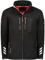 Geographical Norway Softshell Heren Jas Richywood Zwart, Verzenden, Nieuw, Zwart