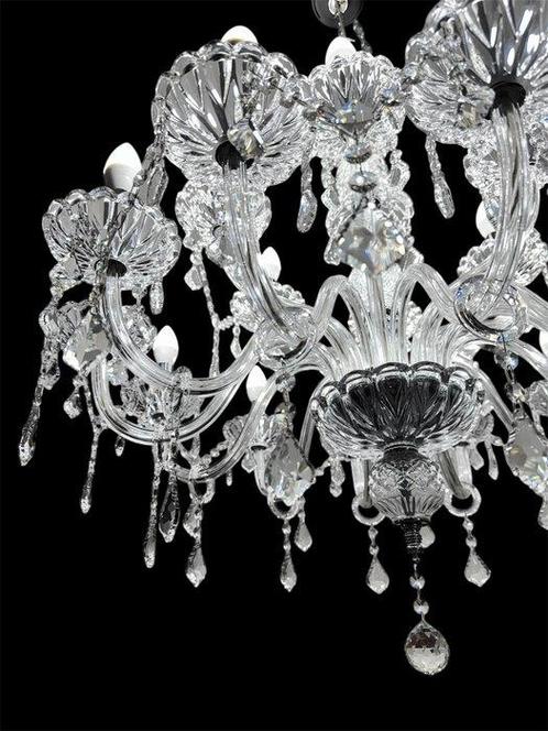 Lighting D’Antan - Kroonluchter (2) - Mt 18l - Kristal - 18, Antiek en Kunst, Antiek | Lampen