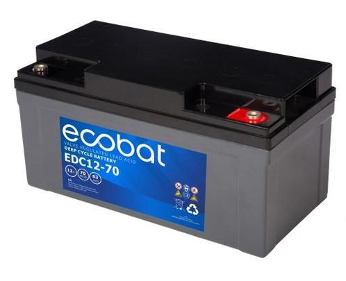 Ecobat AGM Deep Cycle accu EDC12-70 12V 70Ah, Auto-onderdelen, Accu's en Toebehoren, Ophalen of Verzenden