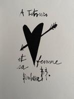 Bernard Buffet (1928-1999) - À Tetsuro et sa femme, bonheur, Antiek en Kunst