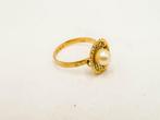 Ring - 18 karaat Geel goud Parel, Nieuw