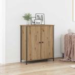 vidaXL Dressoir artisanaal eikenkleurig 70 x 30 x 80 cm, Verzenden, Nieuw, Overige houtsoorten, 50 tot 100 cm