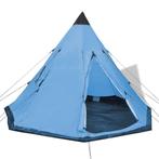 vidaXL Tent 4-persoons blauw, Caravans en Kamperen, Tenten, Verzenden, Nieuw, Tot en met 4