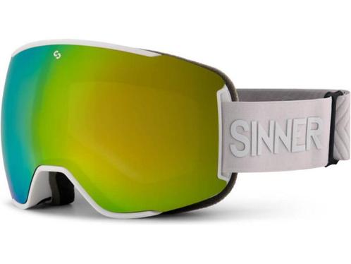 SINNER SNOWFLAKE - Skibril - 2 verwisselbare lenzen - Wit (2, Huis en Inrichting, Woonaccessoires | Overige, Zo goed als nieuw