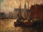 H. van Gessel (XX) - Boten in de haven