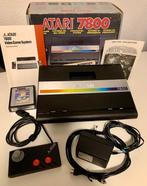 Atari - 7800 CIB ••As NEW•• including Joystick & game (Mat, Nieuw