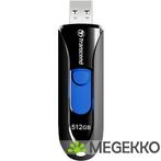 Transcend JetFlash 790 512GB USB 3.1 Gen 1 Black, Verzenden, Nieuw
