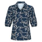 -30% HV Society  HV Society Blouse hvsmaurea  maat 46, Verzenden, Nieuw, Blauw