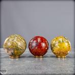 Jasper Kugel-Set met zeldzame Bumblebee – krachtige