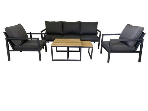 5-persoons Sofaset Palazzo | Incl. 2 kleine tafels, Tuin en Terras, Tuinsets en Loungesets, Loungeset, Nieuw, 5 zitplaatsen, Ophalen of Verzenden