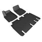 3D MAXpider 22-23 Tesla Model X Full Set Floormats - Black -, Auto-onderdelen, Interieur en Bekleding, Ophalen of Verzenden, Nieuw