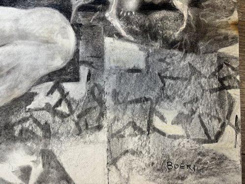 Jacques Boeri (1929-2004) - Le faune (mythologie), Antiek en Kunst, Kunst | Schilderijen | Modern