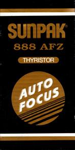 Sunpak 888AFZ Thyristor Auto-Focus Zoom Flash voor Minolta, Verzenden, Nieuw