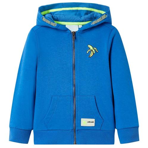 vidaXL Kindervest met capuchon en rits 92 blauw, Kinderen en Baby's, Kinderkleding | Overige, Nieuw, Verzenden