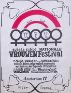 tweede echte nationale vrouwenfestival (lijst optie), Verzamelen, Posters, Verzenden, Nieuw, Overige onderwerpen, Met lijst