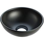 Wiesbaden Kimo Waskom Rond - 28x10cm - Keramiek - Mat Zwart, Ophalen of Verzenden, Nieuw