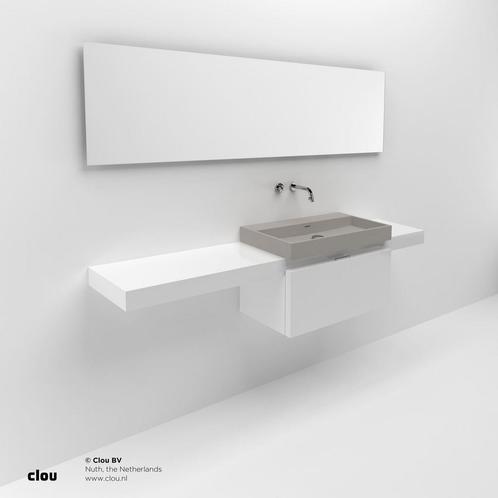 Planchet Clou Match Me Melamine 180cm Hoogglans Wit Incl., Doe-het-zelf en Verbouw, Sanitair, Bad, Nieuw, Ophalen of Verzenden