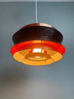 Lamp - Vintage Deense Mid-Century Metalen schalenlamp, Antiek en Kunst, Antiek | Lampen