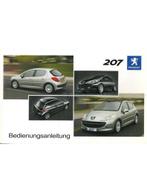 2005 PEUGEOT 207 INSTRUCTIEBOEKJE DUITS, Auto diversen