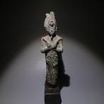 Oud-Egyptisch Brons Osiris God Sculptuur. 15,5 H. Late