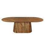 Salontafel Mangohout Mick Capsule 120 cm, Verzenden, Nieuw, Industriële meubels, Overige vormen