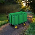 Bolderwagen Transportkar XL max. 544kg - groen, Verzenden, Nieuw