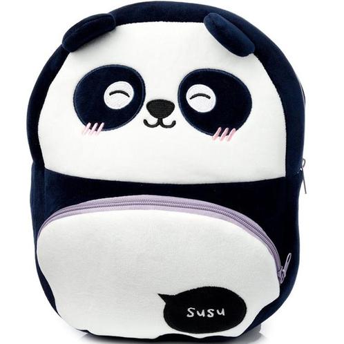 Rugzak Kindermaat - Panda Susu - Adoramals - Pluche - 30x24x, Sieraden, Tassen en Uiterlijk, Tassen | Rugtassen, Nieuw, Ophalen of Verzenden