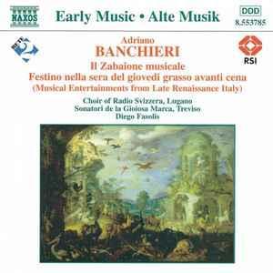 cd - Adriano Banchieri - Il Zabaione Musicale / Festino N..., Cd's en Dvd's, Cd's | Overige Cd's, Zo goed als nieuw, Verzenden