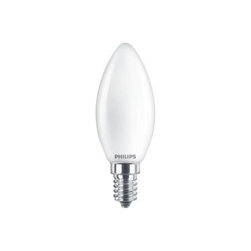 LED kaarslamp E14 koelwit 4000K - 2.2W - filament mat glas beschikbaar voor biedingen