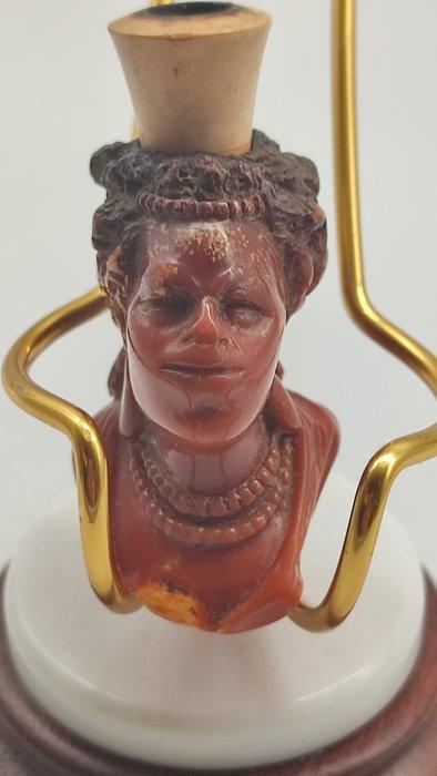 Antica e Rara Pipa Fumasigari Scolpita  Raffigurazione, Verzamelen, Rookartikelen, Aanstekers en Luciferdoosjes